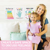 Colorful Calming Corner and Feelings Chart Posters, Set of 9