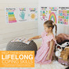 Colorful Calming Corner and Feelings Chart Posters, Set of 9
