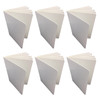 Blank Chunky Board Book, 6" x 8" Portrait, White, Pack of 6