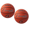 Intermediate Rubber Basketball, Size 6, Orange, Pack of 2