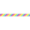 Brights 4Ever Stripes Straight Border Trim, 35 Feet Per Pack, 6 Packs