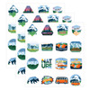 Adventure Vinyl Stickers, 100 Per Pack, 3 Packs