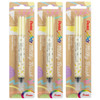 Milky Brush Pen, Pastel Yellow Ink, Pack of 3