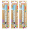 Milky Brush Pen, Pastel Blue Ink, Pack of 3