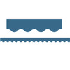 Slate Blue Scalloped Border Trim, 35 Feet, 6 Packs
