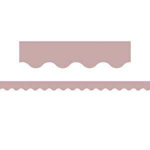 Light Mauve Scalloped Border Trim, 35 Feet Per Pack, 6 Packs Light Mauve Scalloped Border Trim, 35 Feet Per Pack, 6 Packs