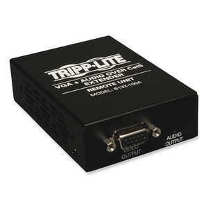 VGA with Audio Over CAT5/CAT6 Extender, Box-Style Receiver, Range Up to 1,000 ft, TAA Compliant VGA with Audio Over CAT5/CAT6 Extender, Box-Style Receiver, Range Up to 1,000 ft, TAA Compliant