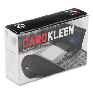 CardKleen Presaturated Magnetic Head Cleaning Cards, 3 3/8" x 2 1/8", 25/Box CardKleen Presaturated Magnetic Head Cleaning Cards, 3 3/8" x 2 1/8", 25/Box