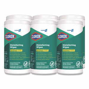 Disinfecting Wipes, 1-Ply, Fresh Scent, 7 x 8, White, 75/Canister, 6 Canisters/Carton Disinfecting Wipes, 1-Ply, Fresh Scent, 7 x 8, White, 75/Canister, 6 Canisters/Carton