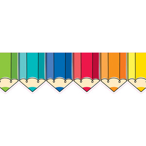 Core Decor Colorful Doodle Pencils EZ Border, 48 Feet Per Pack, 3 Packs Core Decor Colorful Doodle Pencils EZ Border, 48 Feet Per Pack, 3 Packs