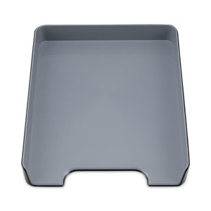 Fusion Letter Tray, 1 Section, Letter Size Files, 9.75" x 12.5" x 1.75", Black Fusion Letter Tray, 1 Section, Letter Size Files, 9.75" x 12.5" x 1.75", Black