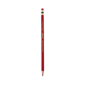Col-Erase Pencil with Eraser, 0.7 mm, 2B, Carmine Red Lead, Carmine Red Barrel, Dozen Col-Erase Pencil with Eraser, 0.7 mm, 2B, Carmine Red Lead, Carmine Red Barrel, Dozen