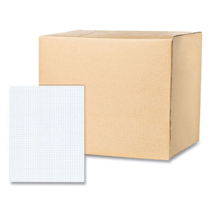 Gummed Pad, 5 sq/in Quadrille Rule, 50 White 8.5 x 11 Sheets, 72/Carton Gummed Pad, 5 sq/in Quadrille Rule, 50 White 8.5 x 11 Sheets, 72/Carton