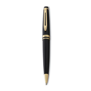 Expert Ballpoint Pen, Retractable, Medium 1 mm, Blue Ink, Black/Gold Barrel Expert Ballpoint Pen, Retractable, Medium 1 mm, Blue Ink, Black/Gold Barrel