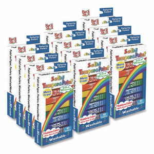 Kwik Stix Tempera Paint Set, 10 Assorted Colors, 10 Paint Sticks/Pack, 12 Packs/Carton Kwik Stix Tempera Paint Set, 10 Assorted Colors, 10 Paint Sticks/Pack, 12 Packs/Carton