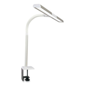 Wellness Series Perform LED Clamp Lamp with Three Color Modes, 16" to 24.75" High, White Wellness Series Perform LED Clamp Lamp with Three Color Modes, 16" to 24.75" High, White