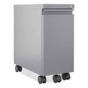 Zip Mobile Pedestal File, 1-Drawer, File, Legal/Letter, Arctic Silver, 10 x 19.88 x 21.75 Zip Mobile Pedestal File, 1-Drawer, File, Legal/Letter, Arctic Silver, 10 x 19.88 x 21.75