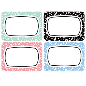 Cool for School Name Tags/Labels, Multi-Pack, 3-1/2" x 2-1/2", 36 Per Pack, 3 Packs Cool for School Name Tags/Labels, Multi-Pack, 3-1/2" x 2-1/2", 36 Per Pack, 3 Packs
