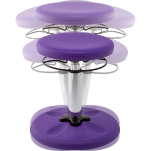 Kids Adjustable Standard Wobble Chair 14-19", Purple Kids Adjustable Standard Wobble Chair 14-19", Purple