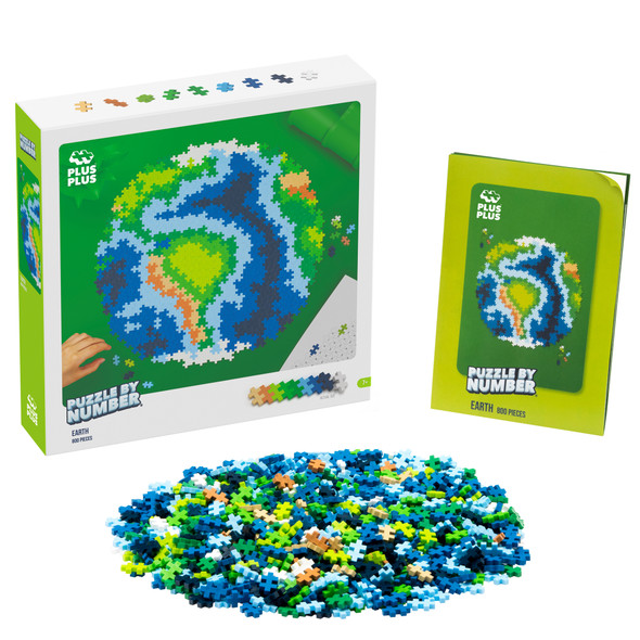 Building Blocks Puzzle By Number, Earth, 800 Piece Building Blocks Puzzle By Number, Earth, 800 Piece