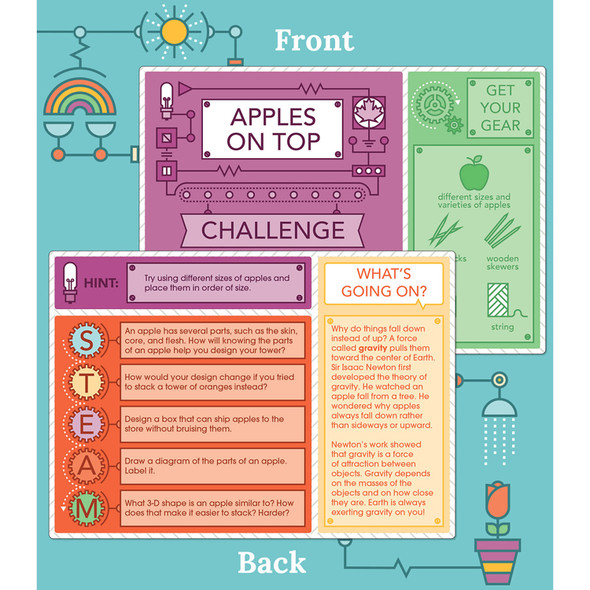 Seasonal STEM Challenges Learning Cards