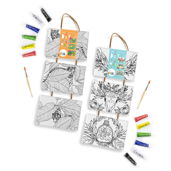 DIY Hanging Canvas Art Set 2-Pack