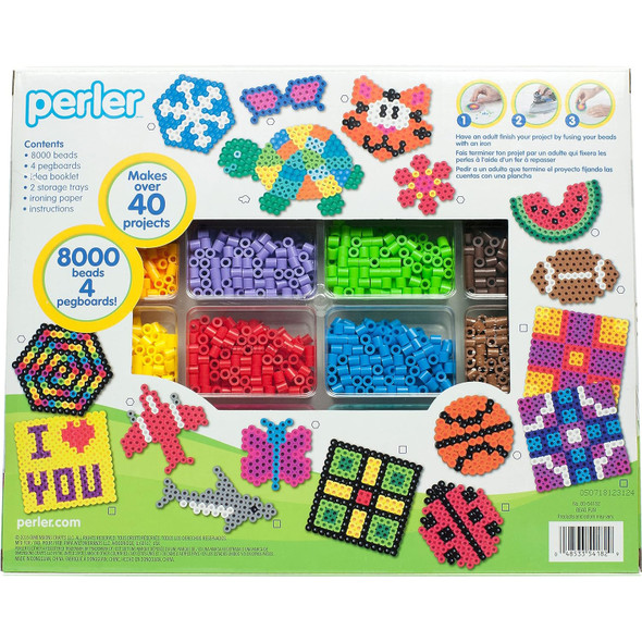 Bead Fun Fused Bead Activity Kit & Storage Trays, 8006 Pieces Bead Fun Fused Bead Activity Kit & Storage Trays, 8006 Pieces