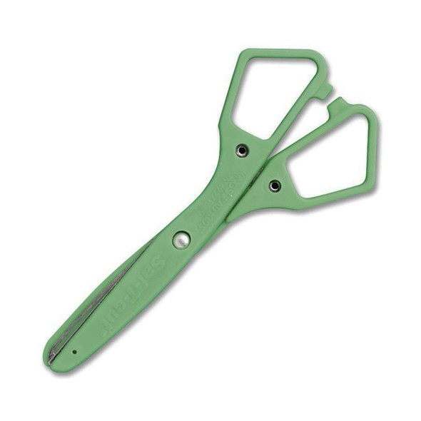 Saf-T-cut® Scissors, 5-1/2" Blunt, Green, Pack of 12 Saf-T-cut® Scissors, 5-1/2" Blunt, Green, Pack of 12