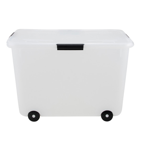 Rolling Storage Box, 15 Gallon, Clear Rolling Storage Box, 15 Gallon, Clear