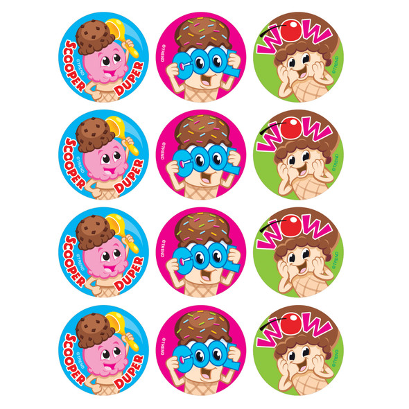 Scoop Squad/Chocolate Stinky Stickers®, 48 Per Pack, 6 Packs Scoop Squad/Chocolate Stinky Stickers®, 48 Per Pack, 6 Packs