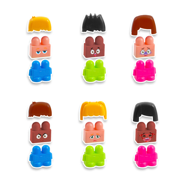 Emotiblocks, Interchangeable Emotion Blocks, 18 Pieces Emotiblocks, Interchangeable Emotion Blocks, 18 Pieces