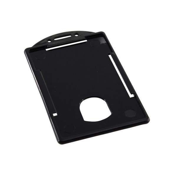 Badge Dispensers, Vertical, Black, Pack of 25 Badge Dispensers, Vertical, Black, Pack of 25