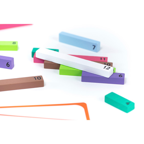 Wooden Number Rods, 156 Pieces