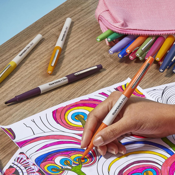 Flair Felt Tip Pens, Bold Tip (1.2 mm), Assorted Colors, 12 Count Flair Felt Tip Pens, Bold Tip (1.2 mm), Assorted Colors, 12 Count