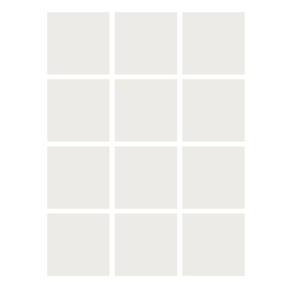 Dry Erase Stickables with Dry Erase Marker, White, 3" x 3", 12 Per Pack, 2 Packs