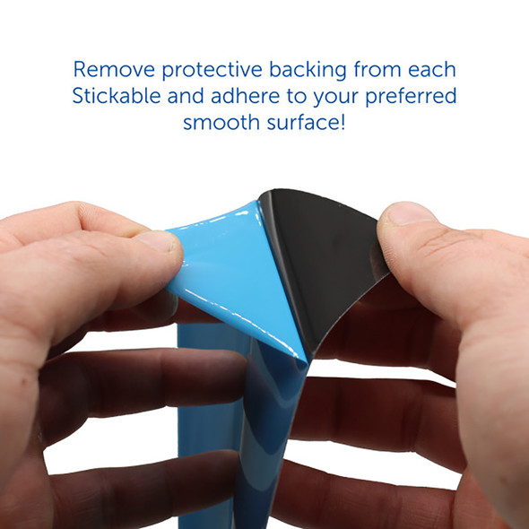 Dry Erase Stickables with Dry Erase Marker, White, 3" x 3", 12 Per Pack, 2 Packs Dry Erase Stickables with Dry Erase Marker, White, 3" x 3", 12 Per Pack, 2 Packs