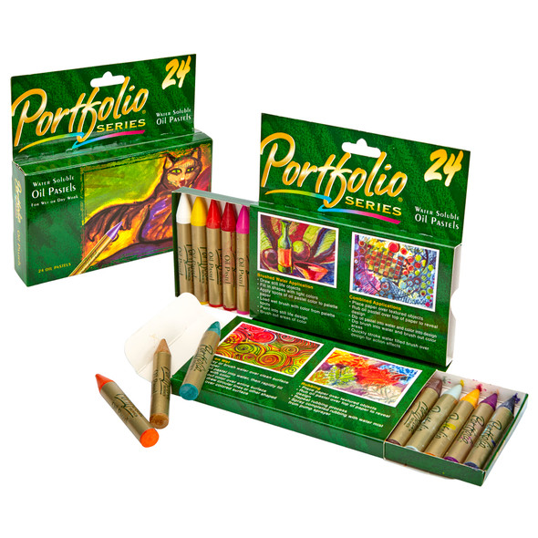 Portfolio Series Oil Pastels 24 Per Box, 2 Boxes