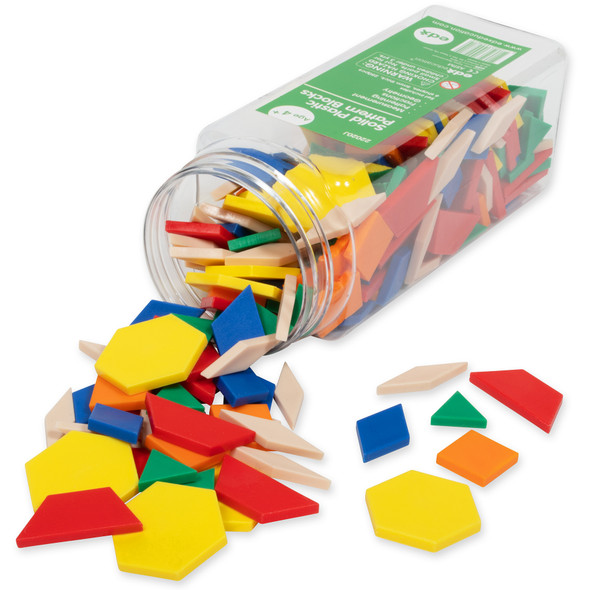 Pattern Blocks - Plastic - Set of 250