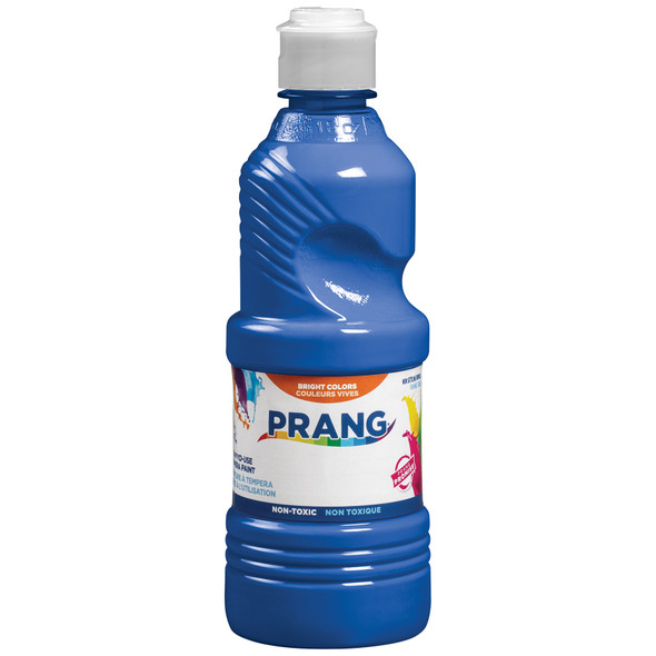 Ready-to-Use Tempera Paint, Blue, 16 oz, Pack of 6