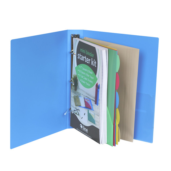 Mini Size Binder Starter Kit, Assorted, Pack of 2 Mini Size Binder Starter Kit, Assorted, Pack of 2