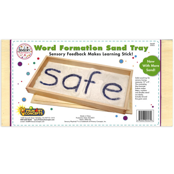 Word Formation Sand Tray, 15"W x 8"L, Pack of 4 Word Formation Sand Tray, 15"W x 8"L, Pack of 4