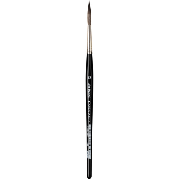 CASANEO Rigger, Extra Soft Synthetics, Watercolor & Acrylic, Liner, Series 1290, Size 12