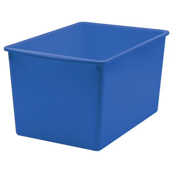 Blue Plastic Multi-Purpose Bin, Pack of 3 Blue Plastic Multi-Purpose Bin, Pack of 3