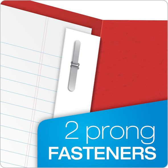 Twin Pocket Folders with Fasteners, Red, Box of 25 Twin Pocket Folders with Fasteners, Red, Box of 25