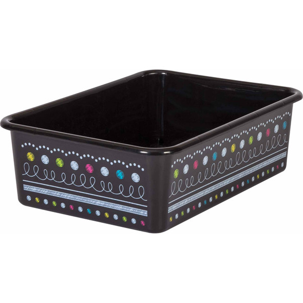 Chalkboard Brights Large Plastic Storage Bin, Pack of 3 Chalkboard Brights Large Plastic Storage Bin, Pack of 3