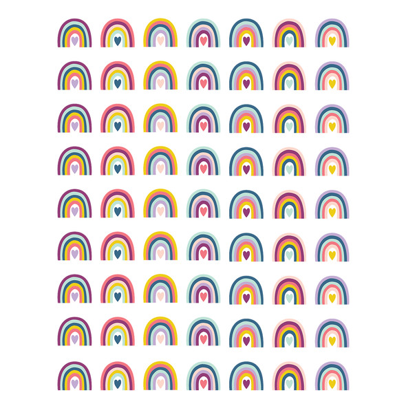 Oh Happy Day Rainbows Mini Stickers, 378 Per Pack, 12 Packs