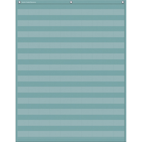 Calming Colors 1-120 Pocket Chart, 28" x 39"