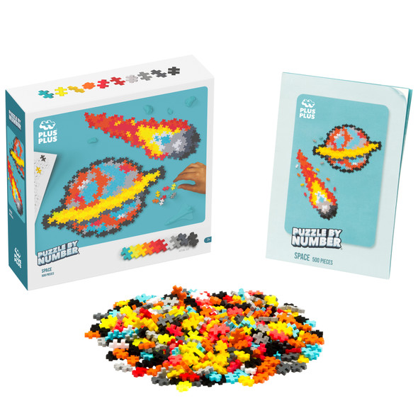 Building Blocks Puzzle By Number, Space, 500 Piece Building Blocks Puzzle By Number, Space, 500 Piece