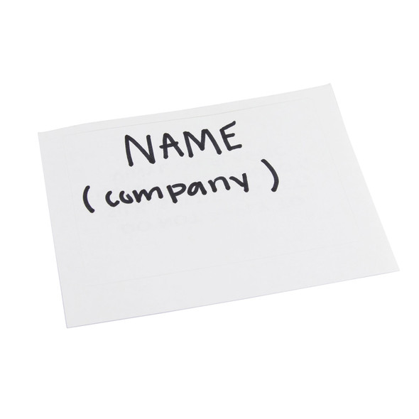 Plain Adhesive Badges, White, Pack of 200 Plain Adhesive Badges, White, Pack of 200