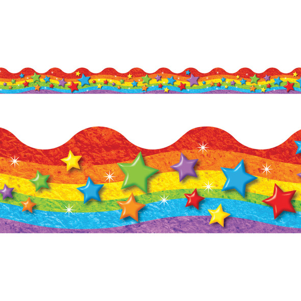 Rainbow & Stars Terrific Trimmers®, 39 Feet Per Pack, 6 Packs Rainbow & Stars Terrific Trimmers®, 39 Feet Per Pack, 6 Packs